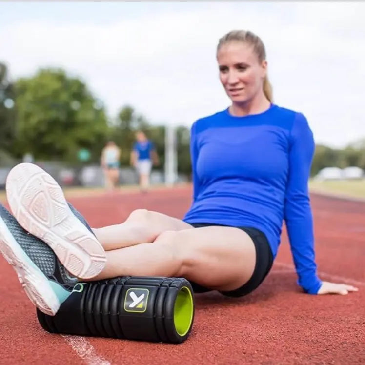 TriggerPoint Grid 1.0 Foam Roller - 13" Multi-Density Massage Roller for Deep Tissue & Muscle Recovery - Relieves Tight, Sore Muscles & Kinks, Improves Mobility & Circulation - Targets Key Body Parts